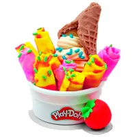 Set de creație Hasbro Play-Doh ICE CREAM SET E8055 3+/ Multicolor photo 3