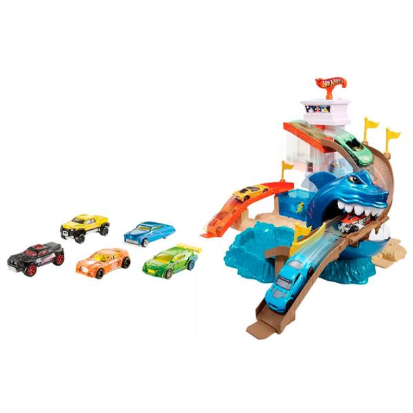 Pistă auto Hot Wheels Shark Chomps Cars BGK04 Multicolor photo 2