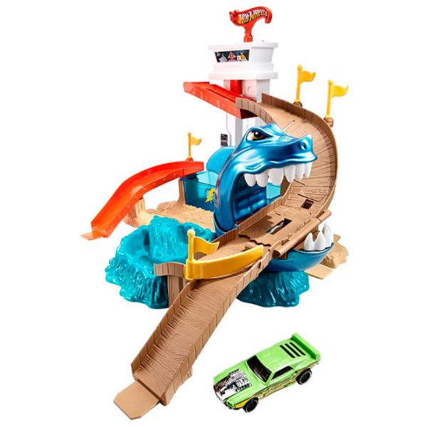 Pistă auto Hot Wheels Shark Chomps Cars BGK04 Multicolor photo 3