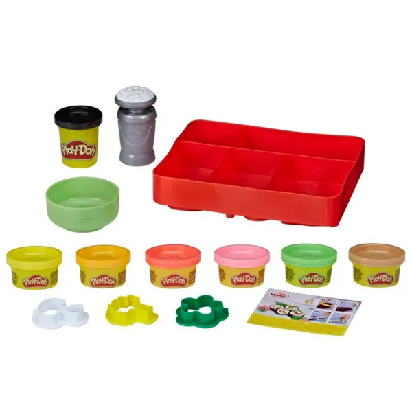 Креативный набор Hasbro Play-Doh Sushi Playset E7915 3+/ Разноцветный photo 2 Креативный набор Hasbro Play-Doh Sushi Playset E7915 3+/ Разноцветный photo 2