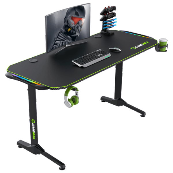 Компьютерный стол Gamemax Gaming Desk D140-Carbon RGB Пластик photo 2