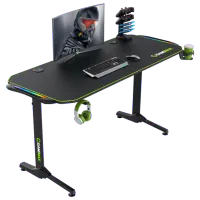 Компьютерный стол Gamemax Gaming Desk D140-Carbon RGB Пластик photo 2