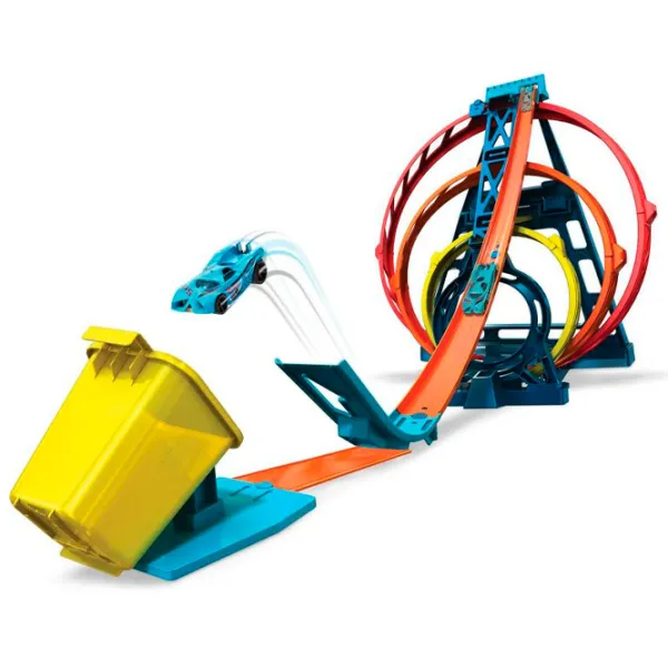 Pistă auto Hot Wheels Triple Loop Multicolor photo 3 Pistă auto Hot Wheels Triple Loop Multicolor photo 3