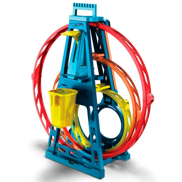 Pistă auto Hot Wheels Triple Loop Multicolor photo 4 Pistă auto Hot Wheels Triple Loop Multicolor photo 4