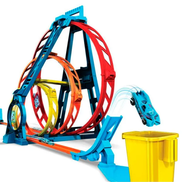 Pistă auto Hot Wheels Triple Loop Multicolor photo 5 Pistă auto Hot Wheels Triple Loop Multicolor photo 5