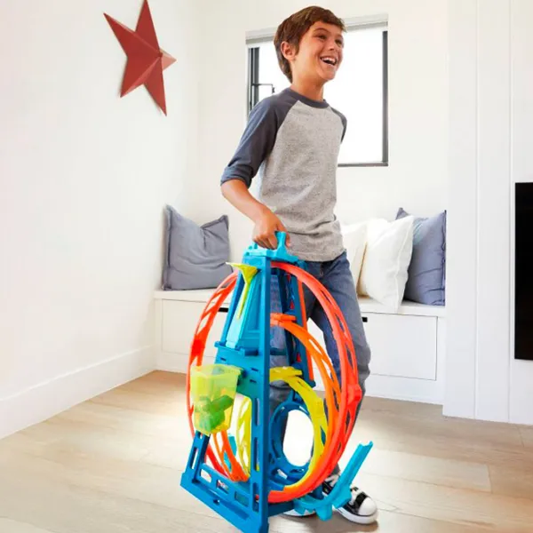 Pistă auto Hot Wheels Triple Loop Multicolor photo 6 Pistă auto Hot Wheels Triple Loop Multicolor photo 6