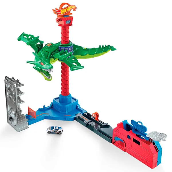 Pistă auto Hot Wheels Air Attack Dragon Multicolor photo 2 Pistă auto Hot Wheels Air Attack Dragon Multicolor photo 2
