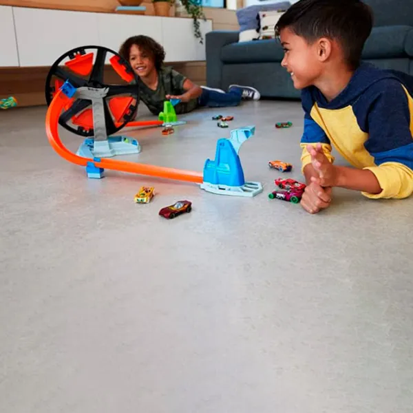 Pistă auto Hot Wheels Spinwheel Challenge Multicolor photo 6 Pistă auto Hot Wheels Spinwheel Challenge Multicolor photo 6