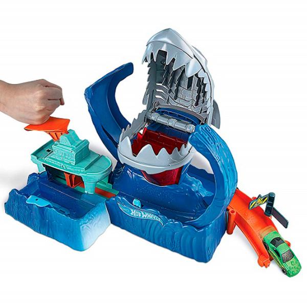 Pistă auto Hot Wheels Robo Shark Frenzy Multicolor photo 3 Pistă auto Hot Wheels Robo Shark Frenzy Multicolor photo 3