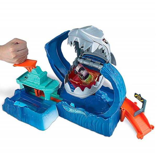 Pistă auto Hot Wheels Robo Shark Frenzy Multicolor photo 4 Pistă auto Hot Wheels Robo Shark Frenzy Multicolor photo 4