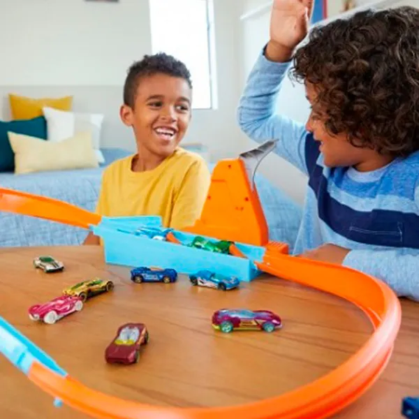 Pistă auto Hot Wheels Rapid Raceway Champion Multicolor photo 5 Pistă auto Hot Wheels Rapid Raceway Champion Multicolor photo 5