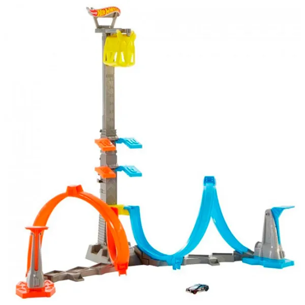 Pistă auto Hot Wheels Loop and Launch Multicolor photo 2 Pistă auto Hot Wheels Loop and Launch Multicolor photo 2