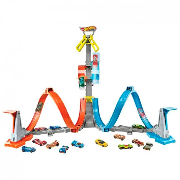 Pistă auto Hot Wheels Loop and Launch Multicolor photo 3 Pistă auto Hot Wheels Loop and Launch Multicolor photo 3