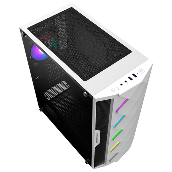 Carcasă Gamemax Diamond Mid Tower / White photo 4