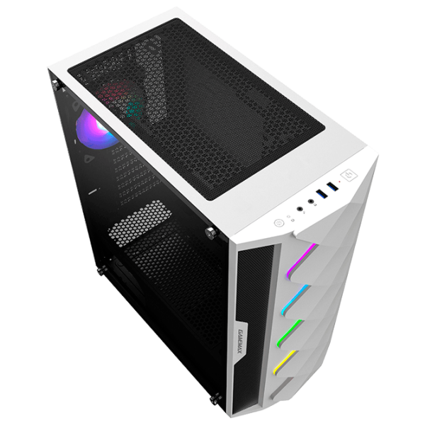 Carcasă Gamemax Diamond Mid Tower / White photo 4