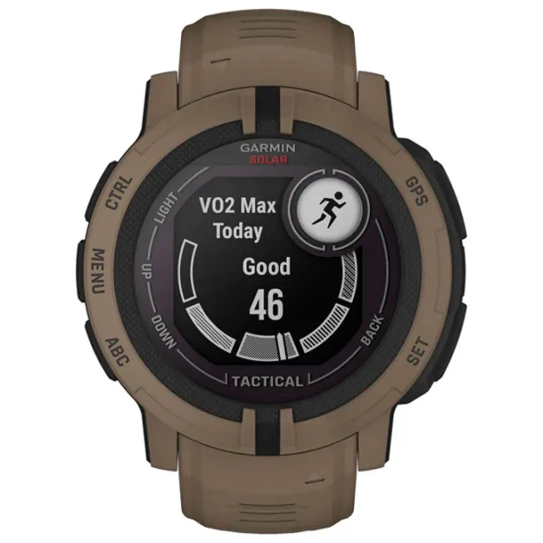 Ceas inteligent Garmin Instinct 2 Solar 0.9"/ 45 mm/ Coyote Tan - Coyote Tan/ 010-02627-04 photo 2