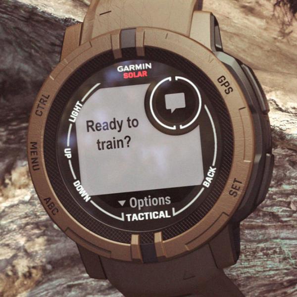 Ceas inteligent Garmin Instinct 2 Solar 0.9"/ 45 mm/ Coyote Tan - Coyote Tan/ 010-02627-04 photo 6