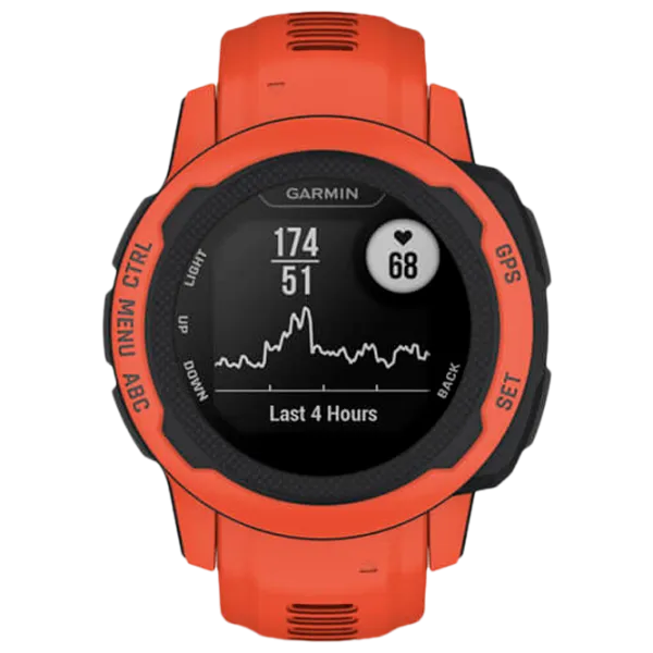 Ceas inteligent Garmin Instinct 2S 0.79"/ 40mm/ Poppy - Poppy/ 010-02563-06 photo 2