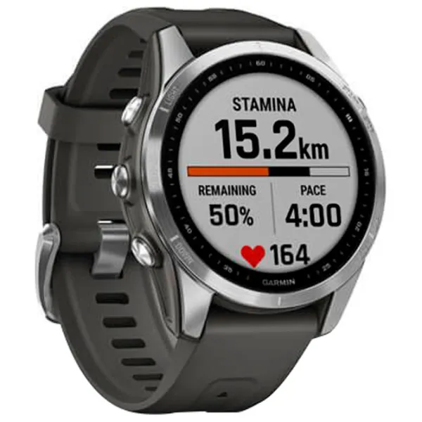 Ceas inteligent Garmin Fenix 7s 1.3"/ 010-02539-01/ Graphite Silver photo 3