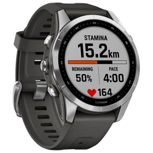 Ceas inteligent Garmin Fenix 7s 1.3"/ 010-02539-01/ Graphite Silver photo 3