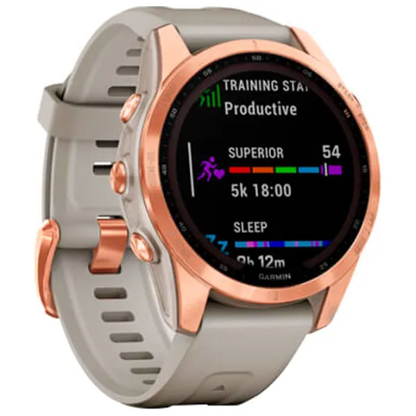 Ceas inteligent Garmin Fenix 7s Solar 1.3"/ 33 mm/ Rose Gold -/ 010-02539-11 photo 3