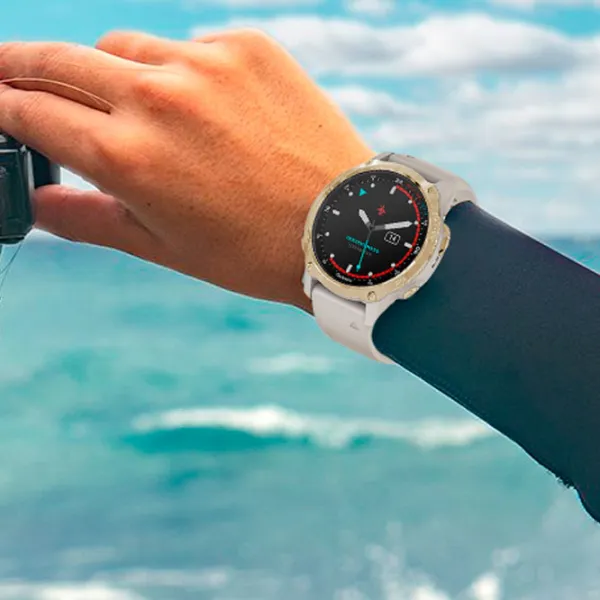 Умные часы Garmin Descent Mk2S 1.2"/ 010-02403-01/ Светло песочный Светло золотистый photo 6
