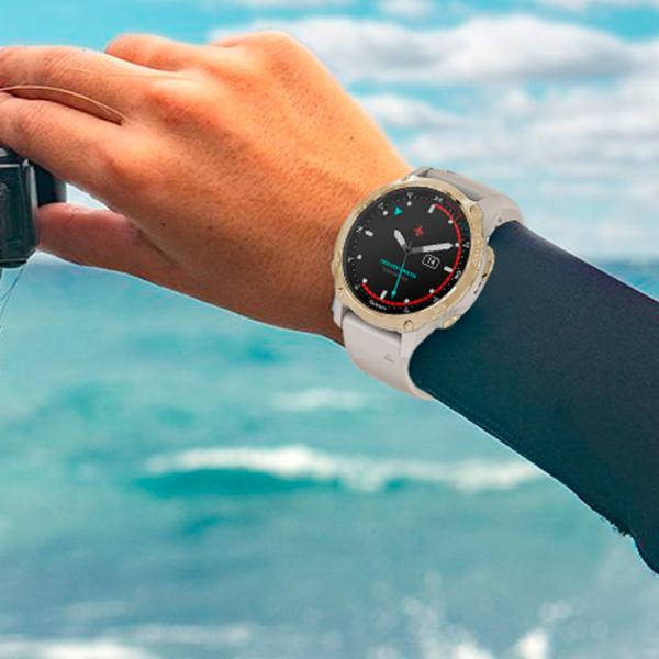 Умные часы Garmin Descent Mk2S 1.2"/ 010-02403-01/ Светло песочный Светло золотистый photo 6