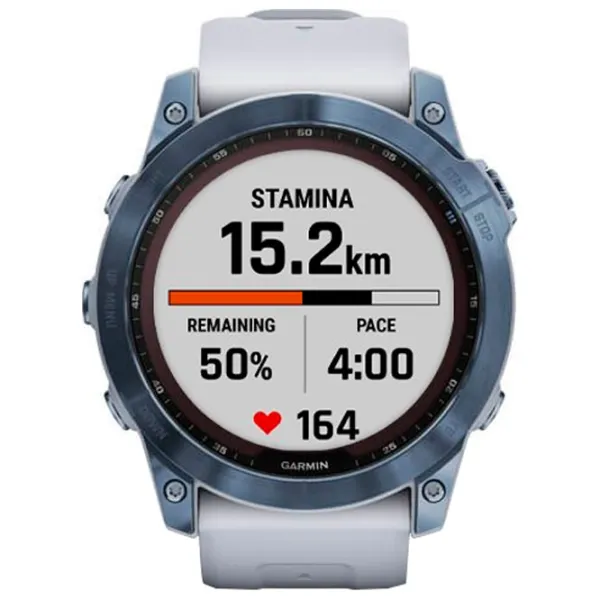 Умные часы Garmin Fenix 7X Sapphire Solar 1.3"/ 33 мм/ Синий - Whitestone/ 010-02541-15 photo 2