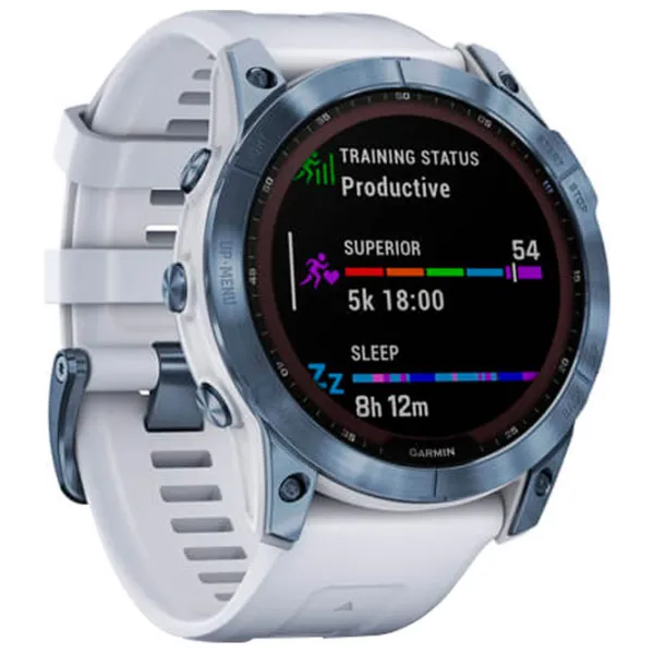 Умные часы Garmin Fenix 7X Sapphire Solar 1.3"/ 33 мм/ Синий - Whitestone/ 010-02541-15 photo 3