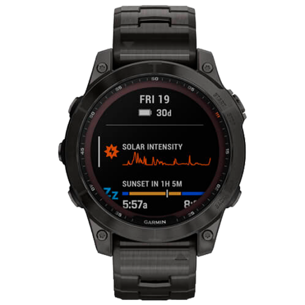 Умные часы Garmin Fenix 7 Sapphire Solar 1.3"/ 010-02540-39/ Углеродно серый photo 2