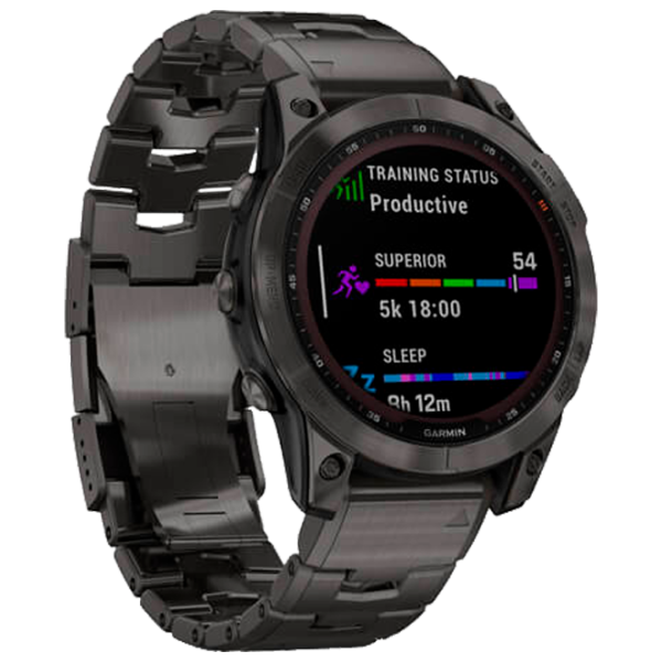 Умные часы Garmin Fenix 7 Sapphire Solar 1.3"/ 010-02540-39/ Углеродно серый photo 3