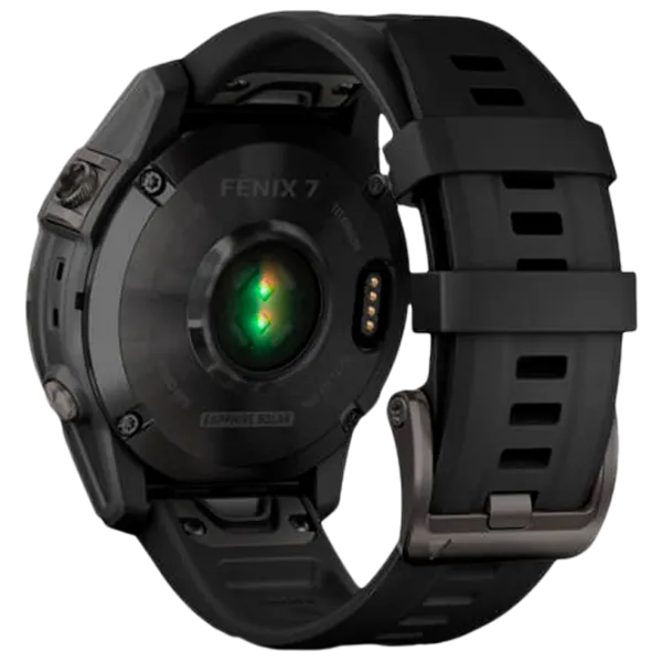 Ceas inteligent Garmin Fenix 7 Sapphire Solar 1.3"/ 010-02540-21/ Black Carbon Grey photo 5