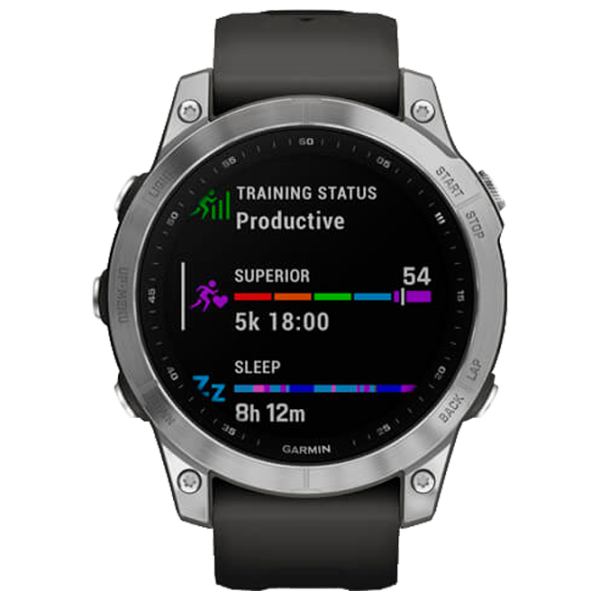 Ceas inteligent Garmin Fenix 7 1.3"/ 010-02540-01/ Graphite Silver photo 2
