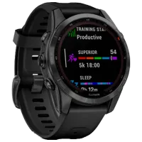 Умные часы Garmin Fenix 7s Solar 1.3"/ 33 мм/ Черный -/ 010-02539-13 photo 3