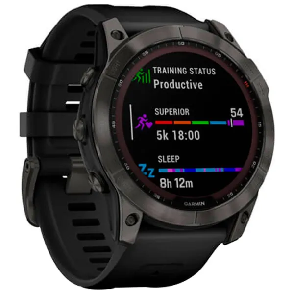 Умные часы Garmin Fenix 7X Sapphire Solar 1.3"/ 33 мм/ Углеродно серый -/ 010-02541-11 photo 2