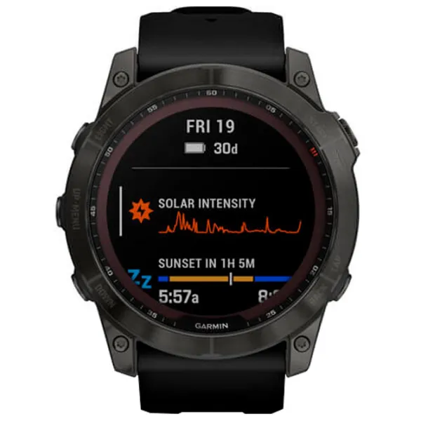 Умные часы Garmin Fenix 7X Sapphire Solar 1.3"/ 33 мм/ Углеродно серый -/ 010-02541-11 photo 3