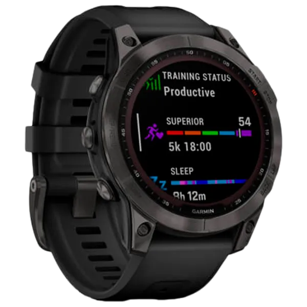 Умные часы Garmin Fenix 7 Sapphire Solar 1.3"/ 010-02540-35/ Черный photo 3