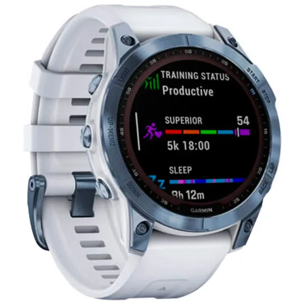 Ceas inteligent Garmin Fenix 7 Sapphire Solar 1.3"/ 33 mm/ Blue -/ 010-02540-25 photo 3
