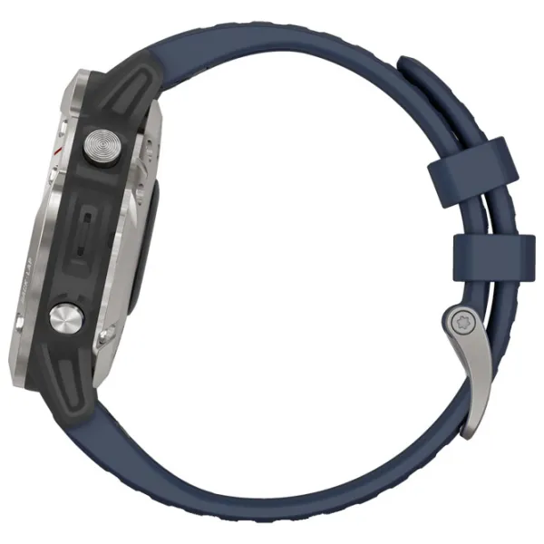 Ceas inteligent Garmin Quatix 6 Captain Blue 1.3"/ 010-02158-91/ Black Gray photo 4