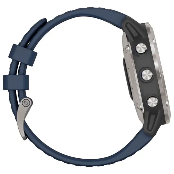 Ceas inteligent Garmin Quatix 6 Captain Blue 1.3"/ 010-02158-91/ Black Gray photo 5