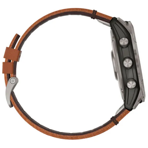 Ceas inteligent Garmin Fenix 7X Sapphire Solar 1.3"/ 010-02541-19/ Chestnut Titanium photo 4