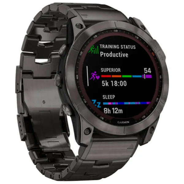 Умные часы Garmin Fenix 7X Sapphire Solar 1.3"/ 010-02541-27/ Углеродно серый photo 3