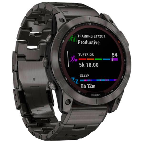 Умные часы Garmin Fenix 7X Sapphire Solar 1.3"/ 010-02541-27/ Углеродно серый photo 3