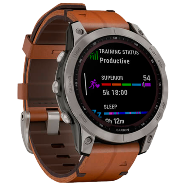 Умные часы Garmin Fenix 7 Sapphire Solar 1.3"/ 010-02540-31/ Коричневый Серый photo 3