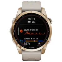 Умные часы Garmin Fenix 7s Sapphire Solar 1.3"/ 010-02539-21/ Светло песочный Светло золотистый photo 2