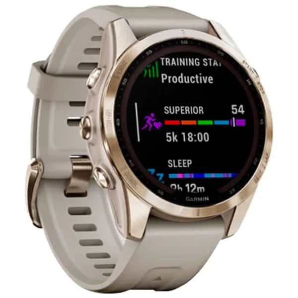 Умные часы Garmin Fenix 7s Sapphire Solar 1.3"/ 010-02539-21/ Светло песочный Светло золотистый photo 3