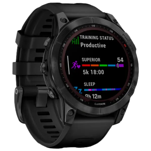Умные часы Garmin Fenix 7 Solar 1.3"/ 33 мм/ Серый -/ 010-02540-11 photo 3