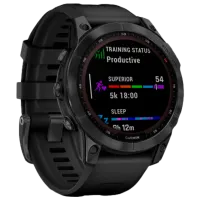 Умные часы Garmin Fenix 7 Solar 1.3"/ 33 мм/ Серый -/ 010-02540-11 photo 3