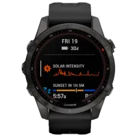 Умные часы Garmin Fenix 7s Sapphire Solar 1.3"/ 010-02539-25/ Черный Углеродно серый photo 2