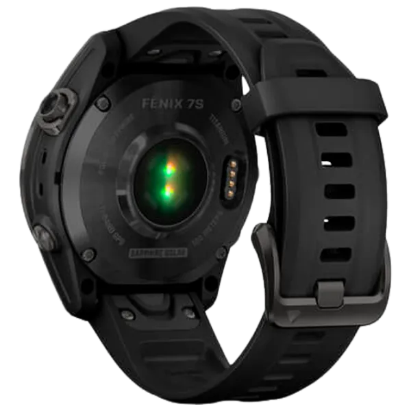 Ceas inteligent Garmin Fenix 7s Sapphire Solar 1.3"/ 010-02539-25/ Black Carbon Grey photo 6